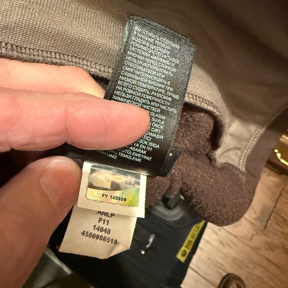 The North Face chocolate brown fleece jacket - Picture 4 of 4